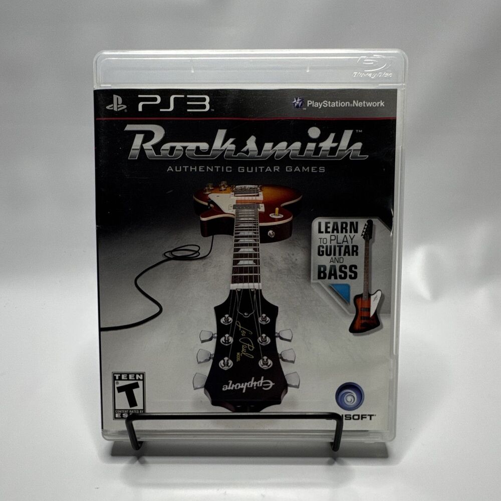 Ubisoft Rocksmith Sony PlayStation 3 T-Teen NTSC-U/C 2012 Manual Included